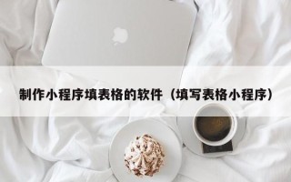 福建制作小程序填表格的软件（填写表格小程序）